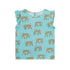 Jaguar Ruffled Top Blue
